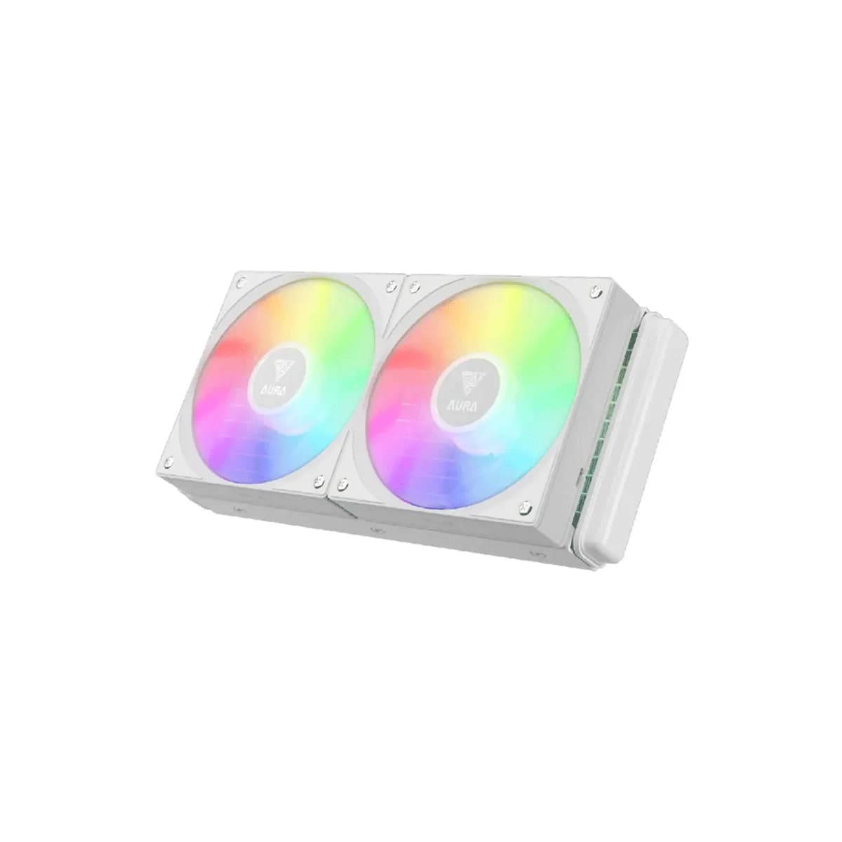 خنک کننده پردازنده گیم دیاس GAMDIAS AURA GL240 V2 WH — تصویر ۳