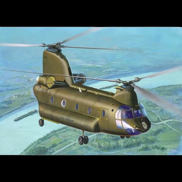 کیت ساختنی بالگرد Revell مدل CH-47D Chinook — تصویر ۲