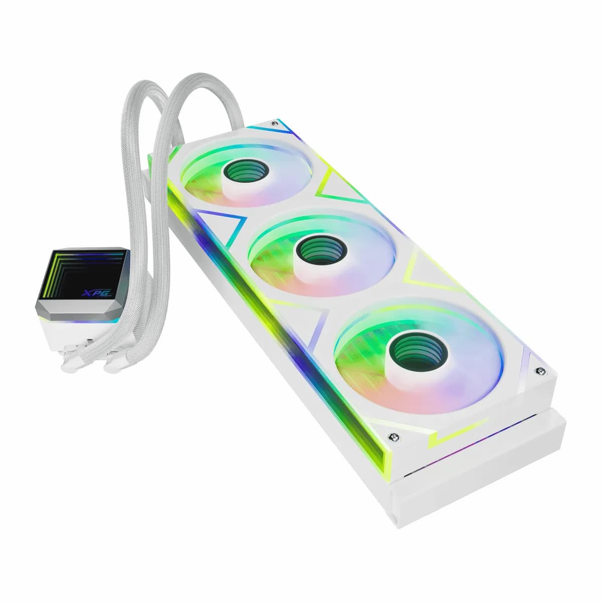 خنک کننده آبی XPG Levante II 360 White — تصویر ۳