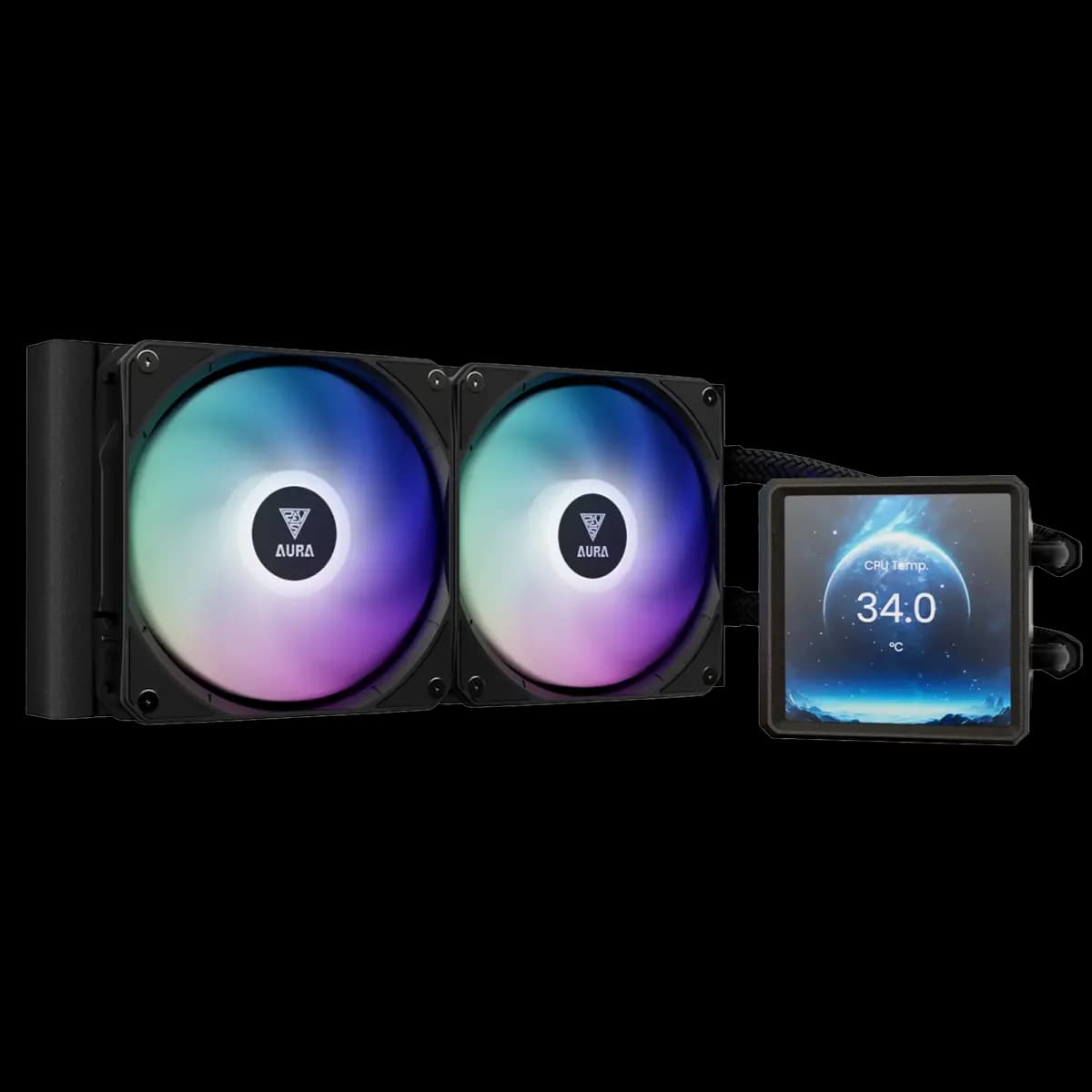 خنک کننده پردازنده GAMDIAS AURA GL240 LCD