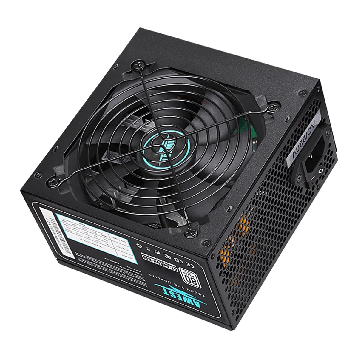 منبع تغذیه AWEST AV350-BW 350W — تصویر ۳