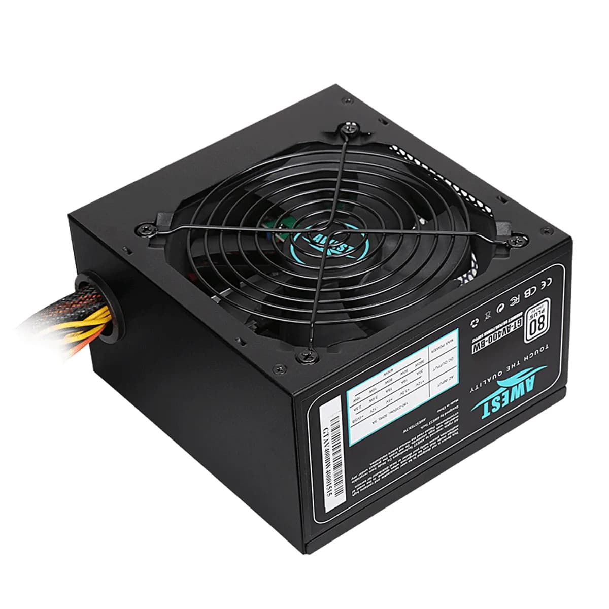 منبع تغذیه AWEST AV350-BW 350W — تصویر ۴