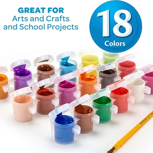 گواش 18 رنگ قابل‌شستشو کرایولا Crayola — تصویر ۳
