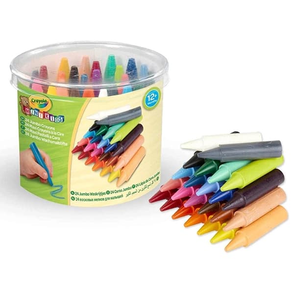 مداد شمعی بزرگ 24 رنگ کرایولا Crayola — تصویر ۳
