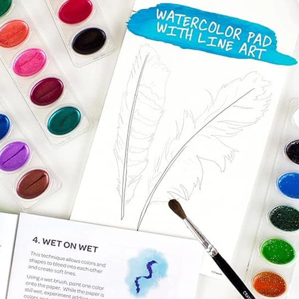 آبرنگ قابل‌شستشو 16 رنگ کرایولا Crayola — تصویر ۲