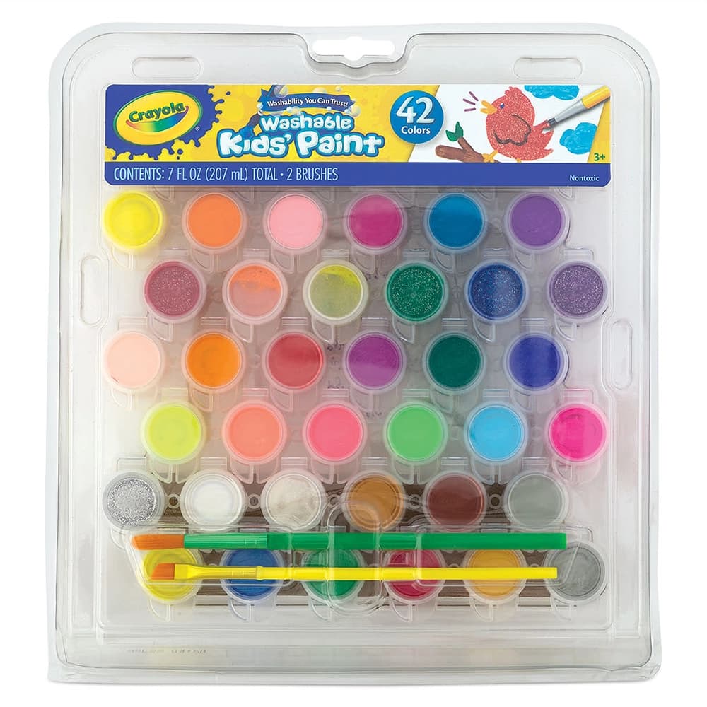 گواش 42 رنگ قابل‌شستشو کرایولا Crayola