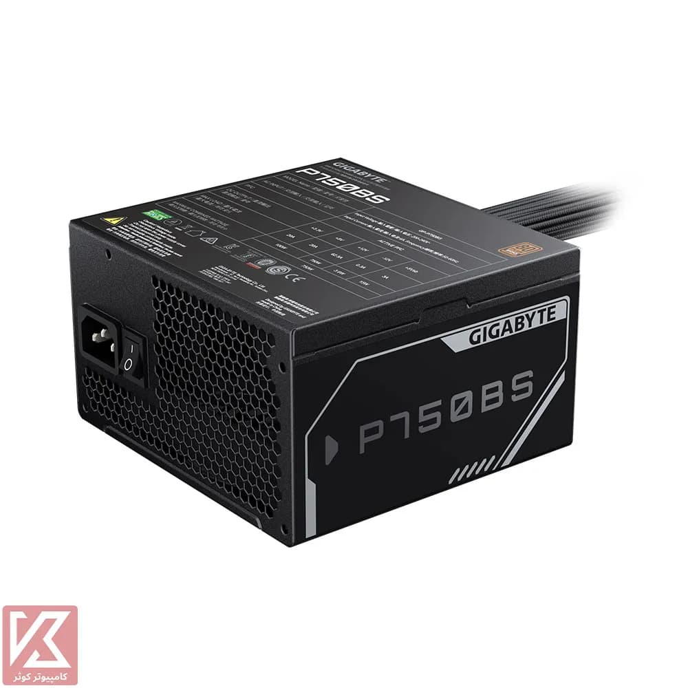 پاور گیگابایت 750 وات مدل P750BS — تصویر ۳