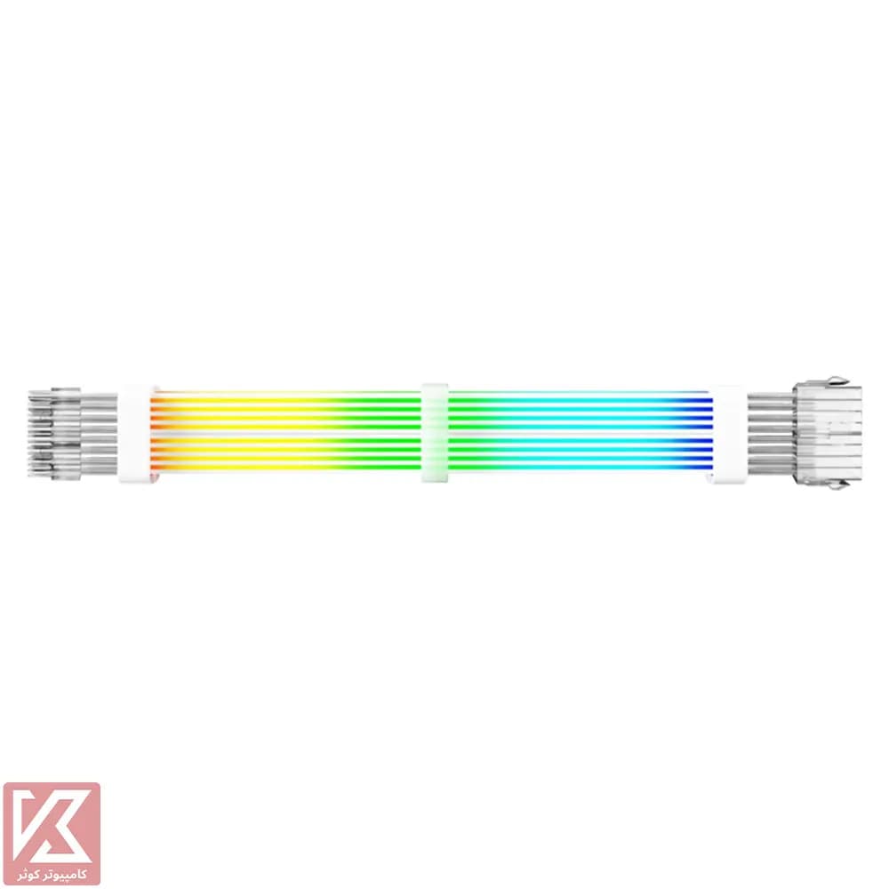 کابل اسلیو گیم مکس VGA/CPU 2x8pin white — تصویر ۳