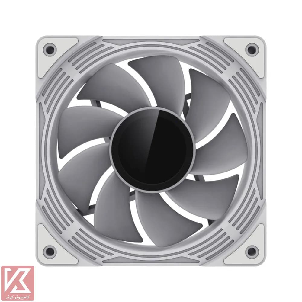 فن کیس سفید گیم مکس مدل FN12A C8I-R Reverse — تصویر ۴