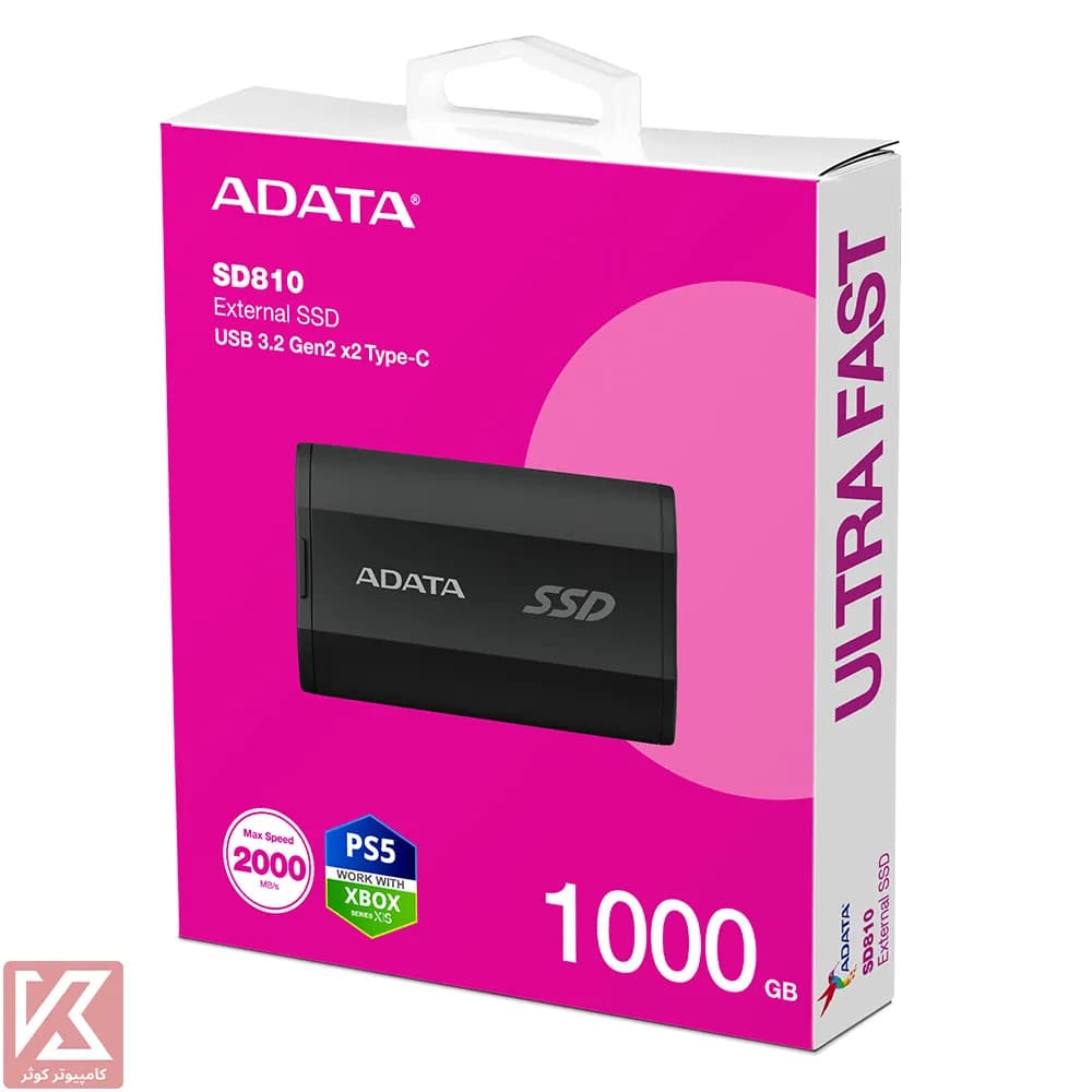 اس اس دی اکسترنال ای دیتا 1 ترابایت مدل SD810 — تصویر ۷