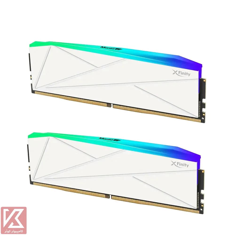 رم وی کالر 32 گیگابایت (2×16) دو کانال DDR5 6000 مدل Manta XFinity RGB CL30 — تصویر ۶