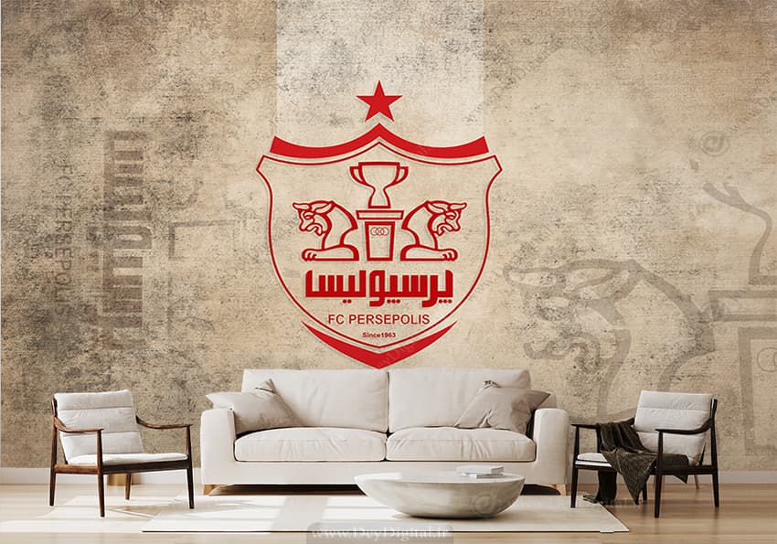 پوستر دیواری سه بعدی پسرانه طرح پرسپولیس WA-2032