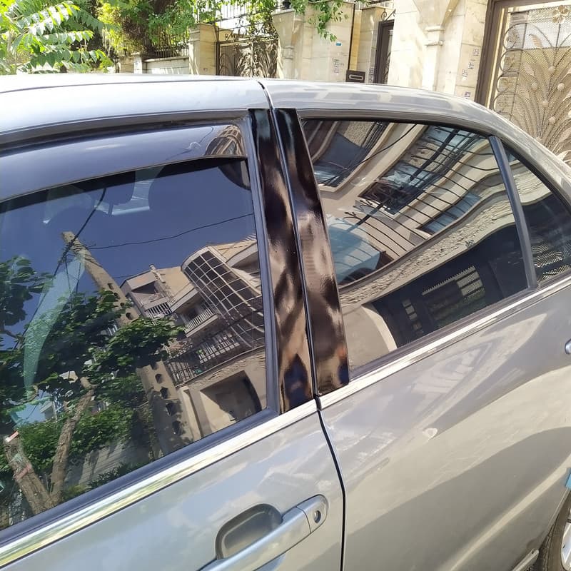 برچسب ستون خودرو آرسی زد اسپرت مدل Glossy2022 مناسب برای دنا مجموعه 4 عددی — تصویر ۴