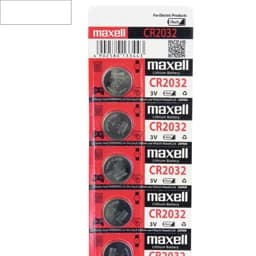 باطری سکه ای لیتیومی سری CR2032 ( تک عددی) برند مکسل MAXELL — تصویر ۲