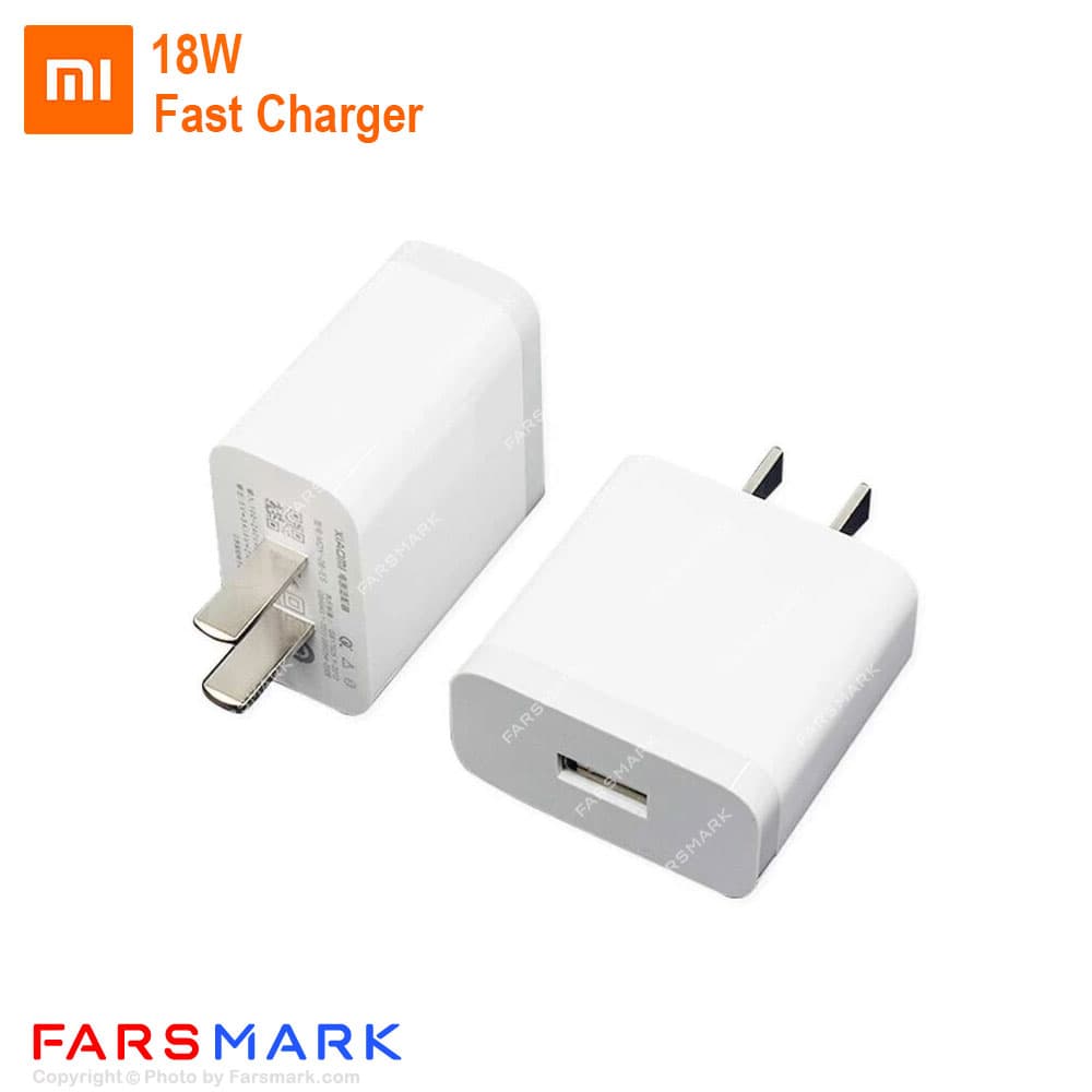 فست شارژر اصلی شیائومی Xiaomi Mi Note Pro همراه با کابل MicroUSB — تصویر ۳