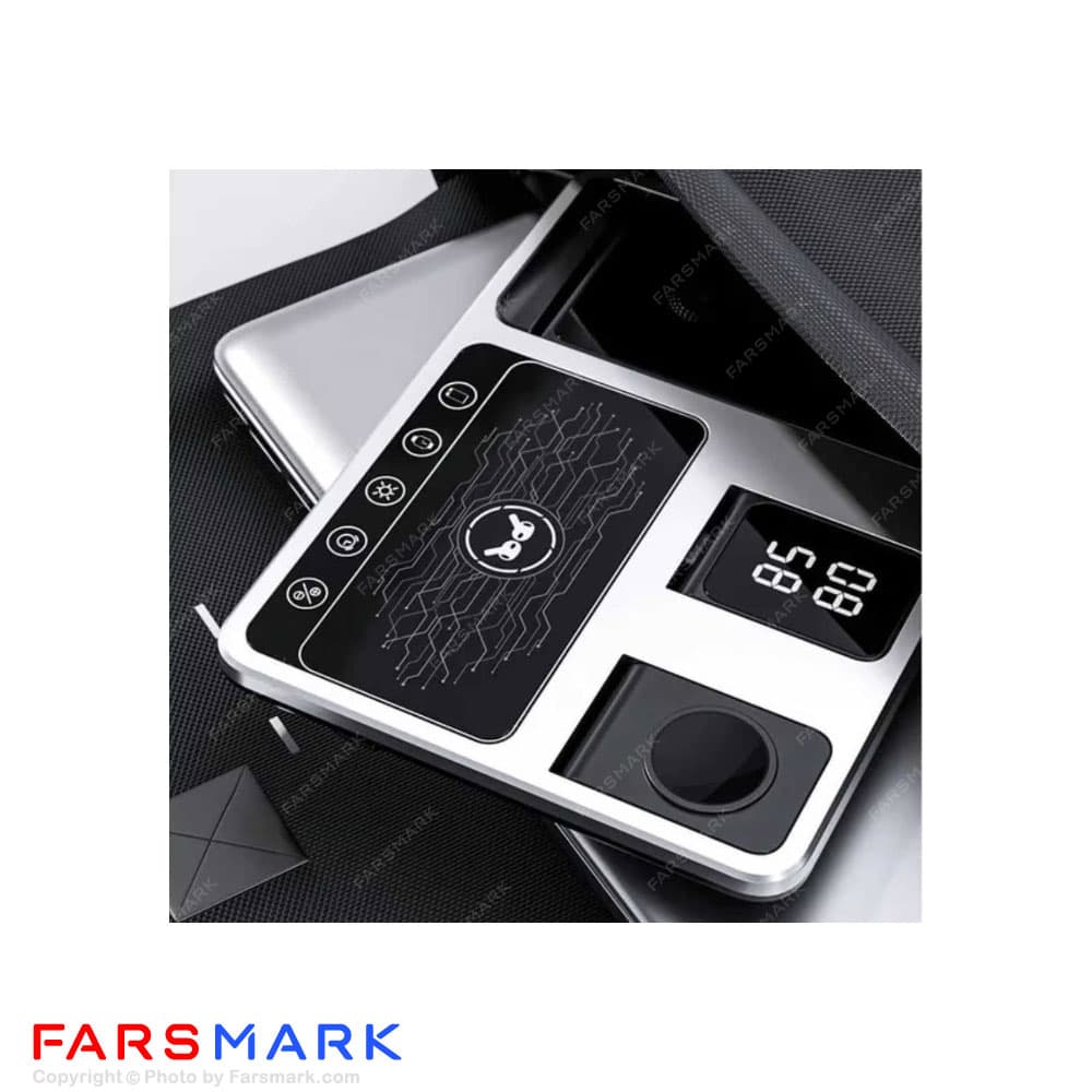 شارژر رومیزی وایرلس گرین لاین مدل Green Lion 4 in 1 Wireless Charging Station 15W — تصویر ۳