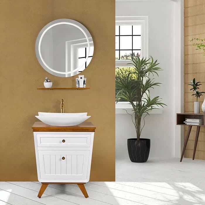 کابین روشویی لوتوس مدل طرح آرت دکو VIENNA ابعاد 40 * 65