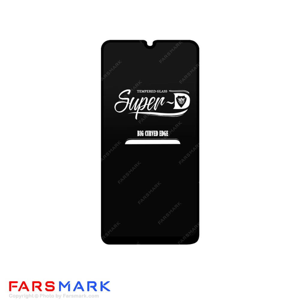 گلس تمام صفحه سامسونگ Samsung Galaxy F22 مدل Super-D