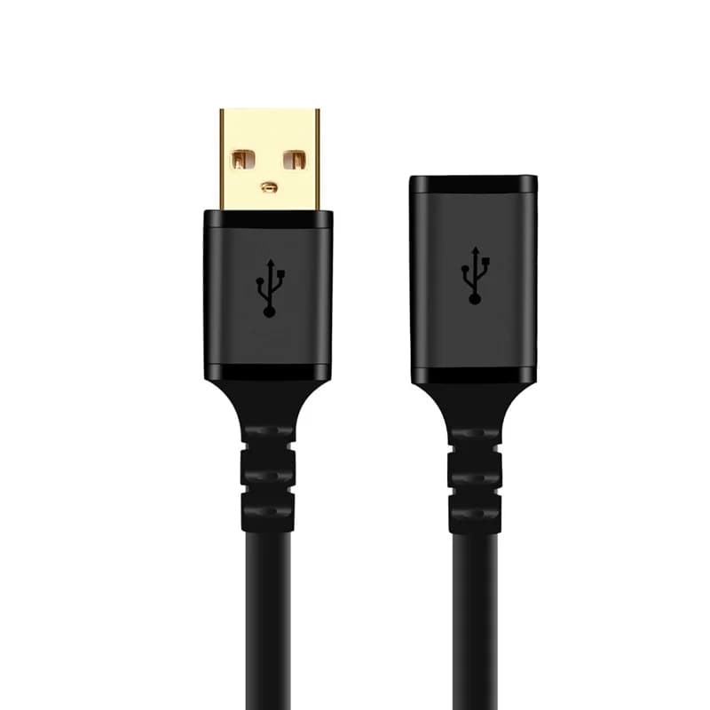 کابل افزایش طول USB 2.0 کی نت پلاس طول 5 متر مدل KP-CUE2050