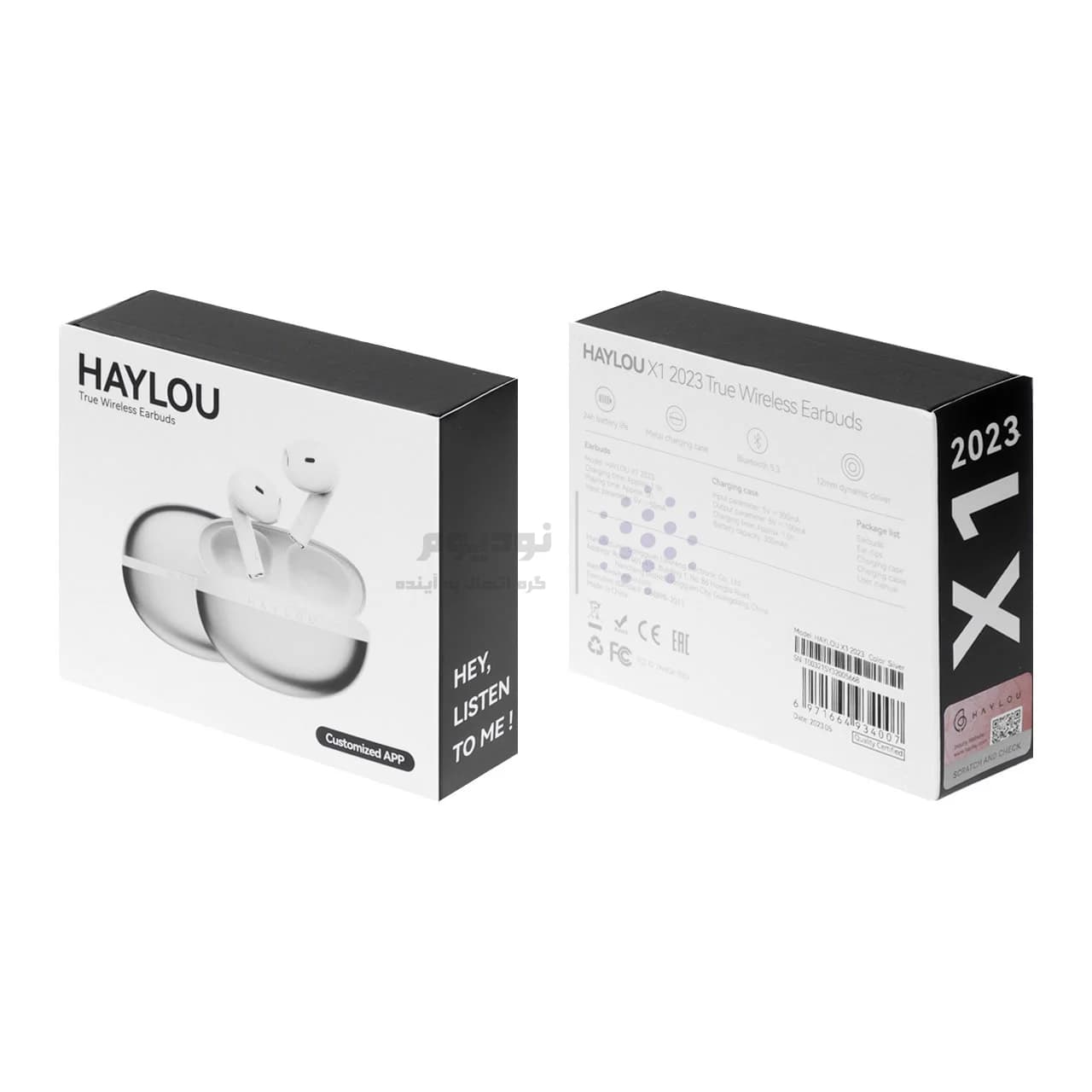 ایرفون بیسیم Haylou مدل X1 2023 – نقره ای (گارانتی 18 ماهه شرکتی) — تصویر ۵