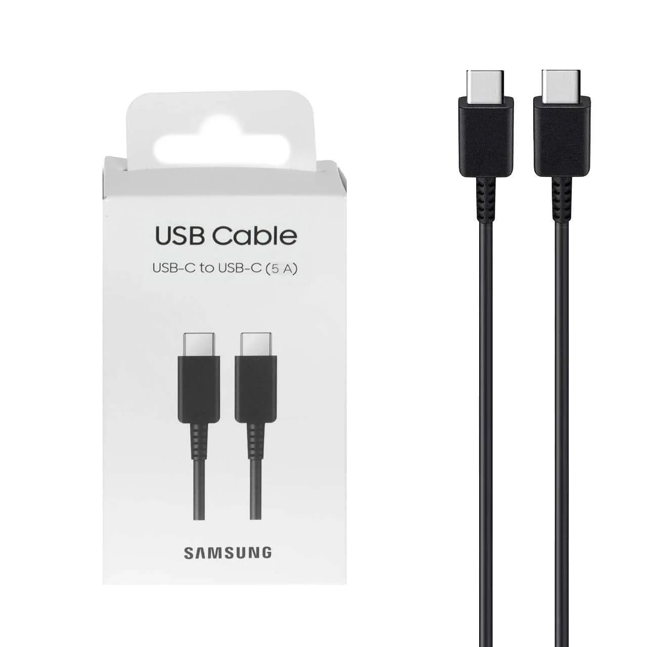 کابل شارژ PD و فست Samsung Type-C to Type-C مدل EP-DG977 (5A) – مشکی – MMX