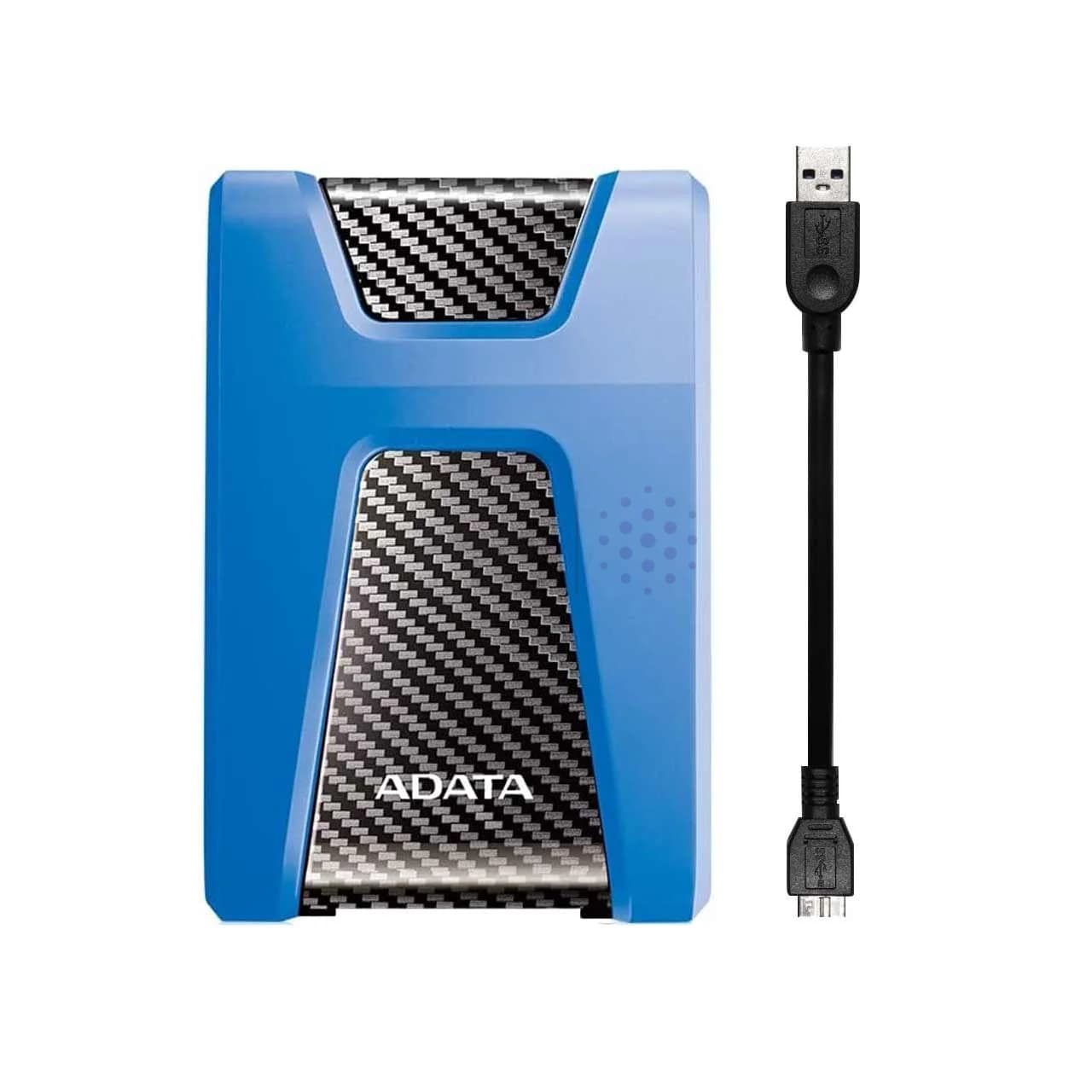هارد اکسترنال ADATA مدل Durable HD650 ظرفیت 2TB – آبی (گارانتی شرکت آونگ) — تصویر ۳