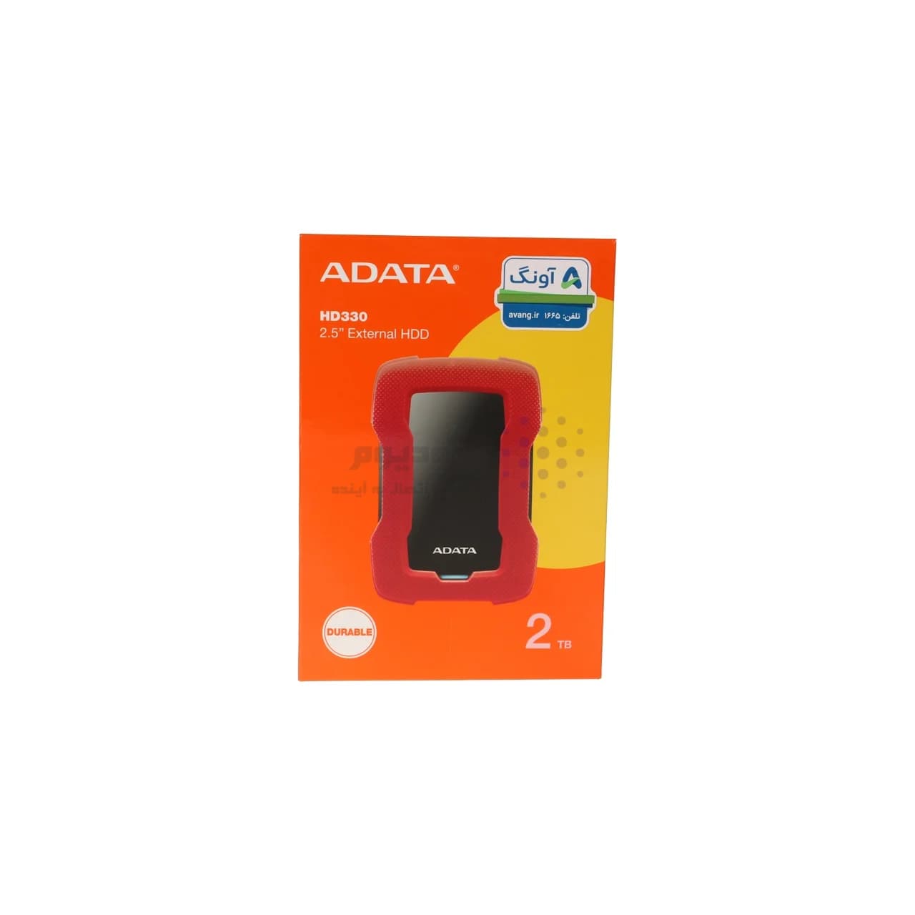 هارد اکسترنال ADATA مدل HD330 ظرفیت 2TB – قرمز (گارانتی شرکت آونگ) — تصویر ۴