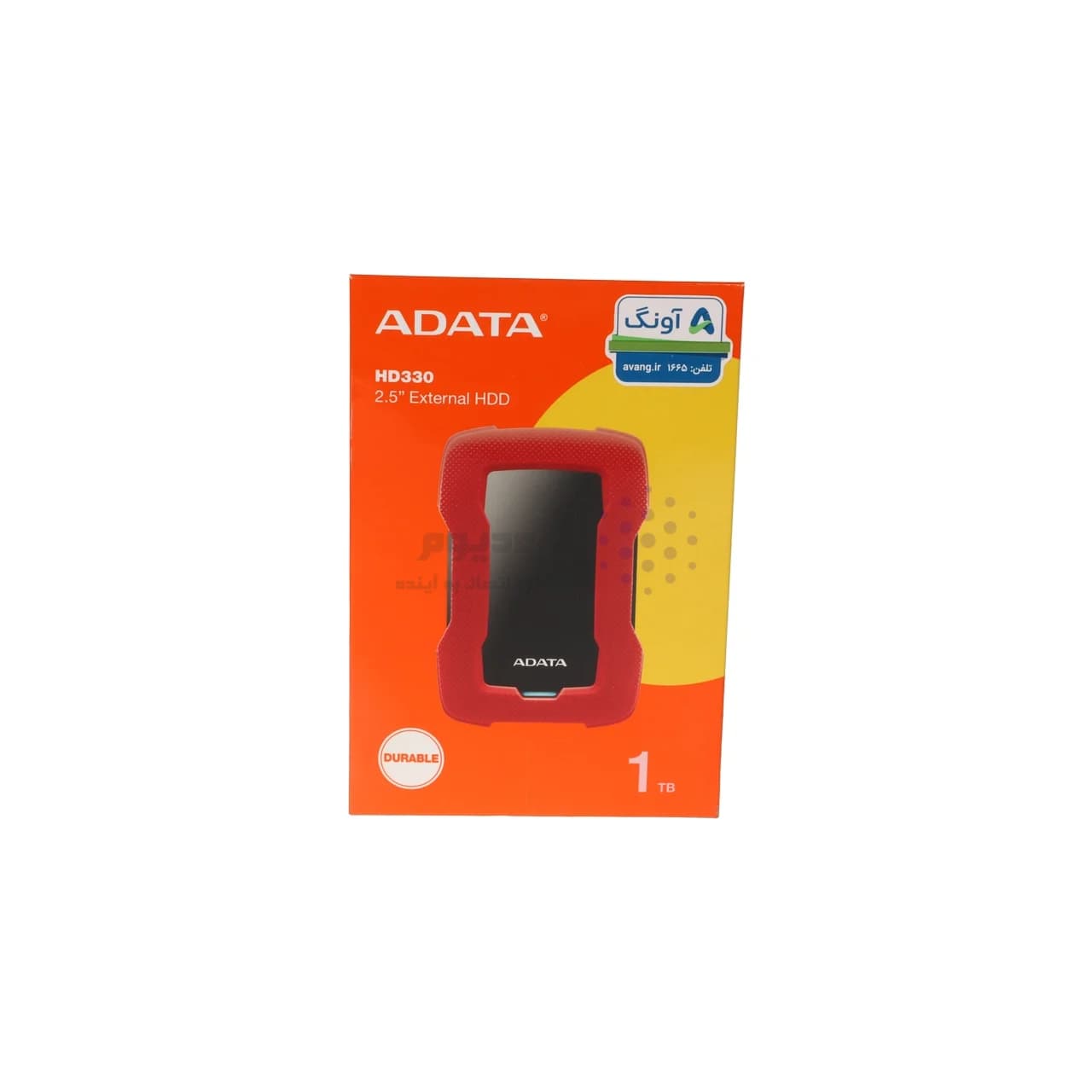 هارد اکسترنال ADATA مدل Durable HD330 ظرفیت 1TB – قرمز (گارانتی شرکت آونگ) — تصویر ۵