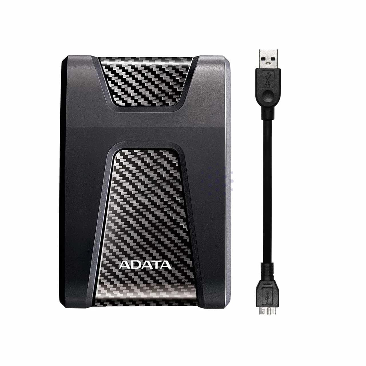 هارد اکسترنال ADATA مدل Durable HD650 ظرفیت 1TB – مشکی (گارانتی شرکت آونگ) — تصویر ۲