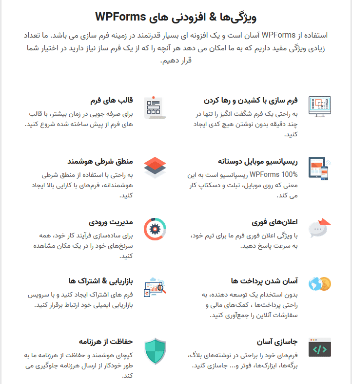 افزونه فرم ساز حرفه ای وردپرس + 27 افزودنی | WPForms Pro — تصویر ۲