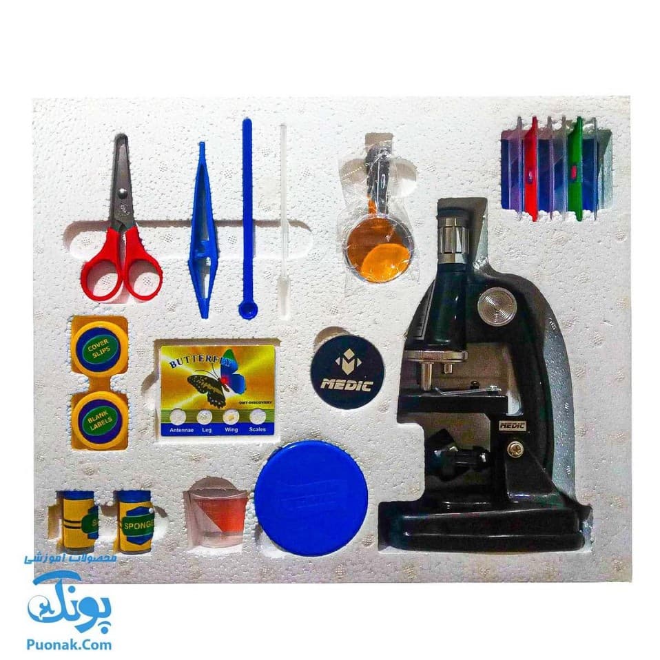 میکروسکوپ دانش آموزی مدیک مدل MH-۱۲۰۰ — تصویر ۴