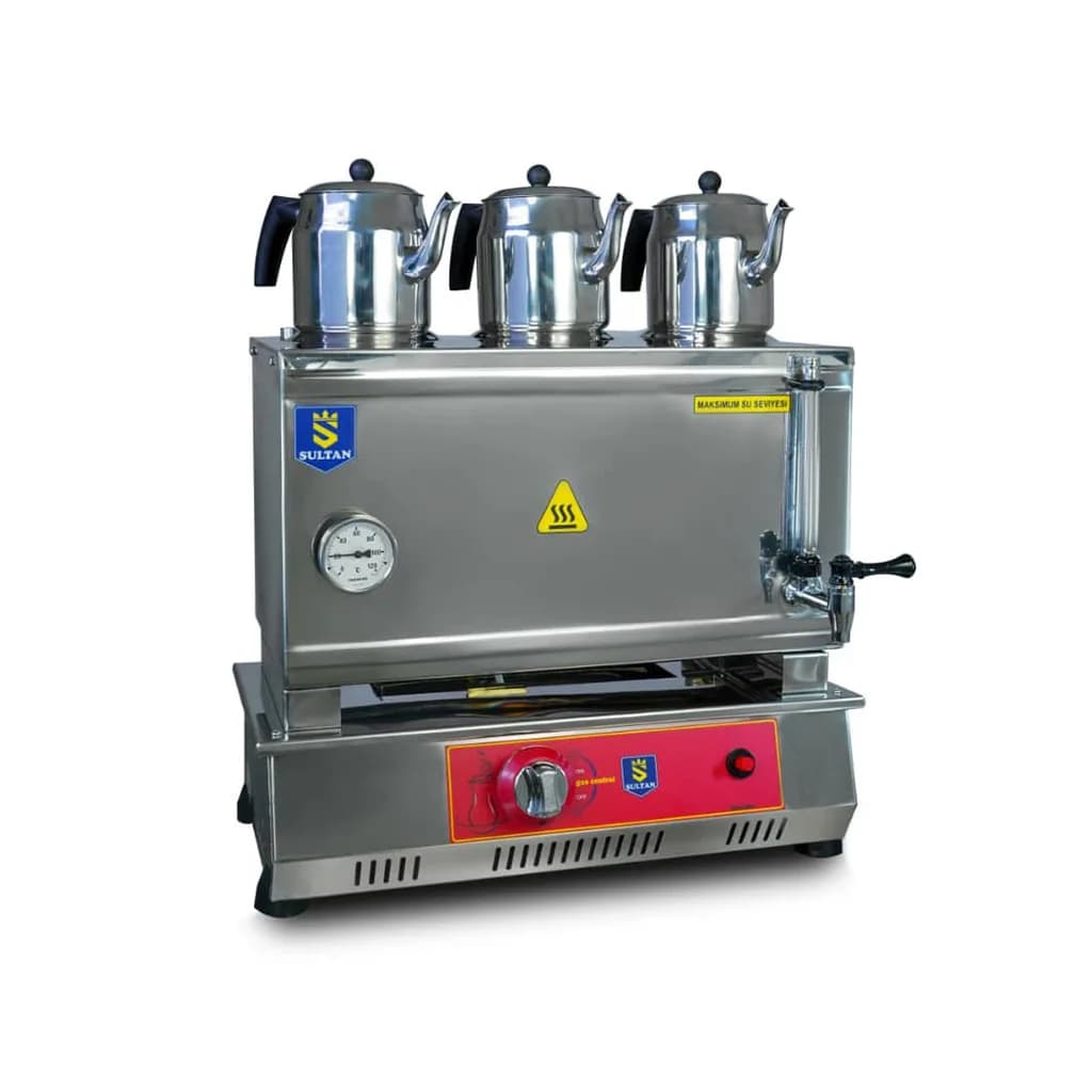 چای ساز صنعتی 3 قوری گازی سلطان SU-G333