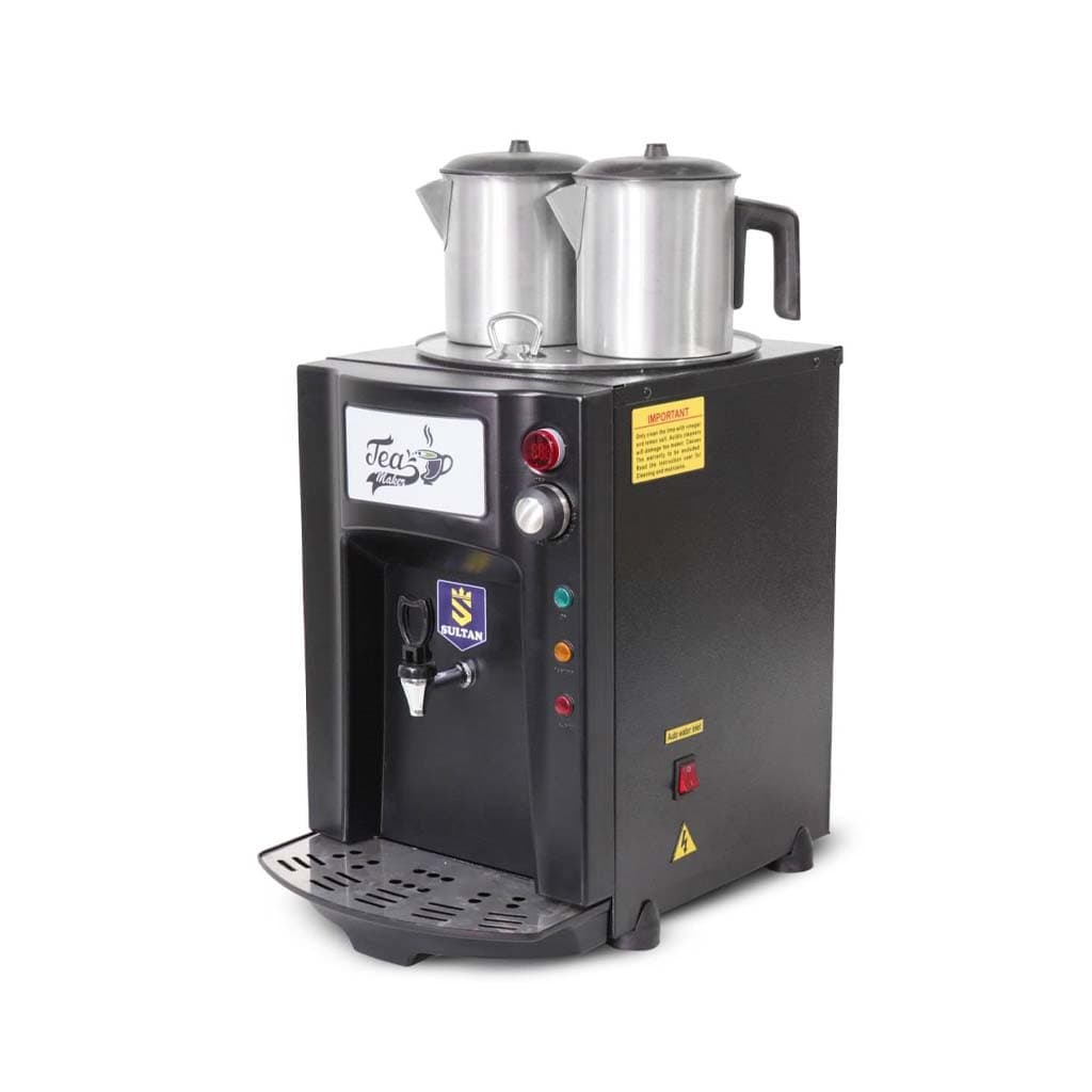 سماور صنعتی پریمیوم برقی کلاسیک 2 قوری سلطان مدل SU-P215 — تصویر ۲