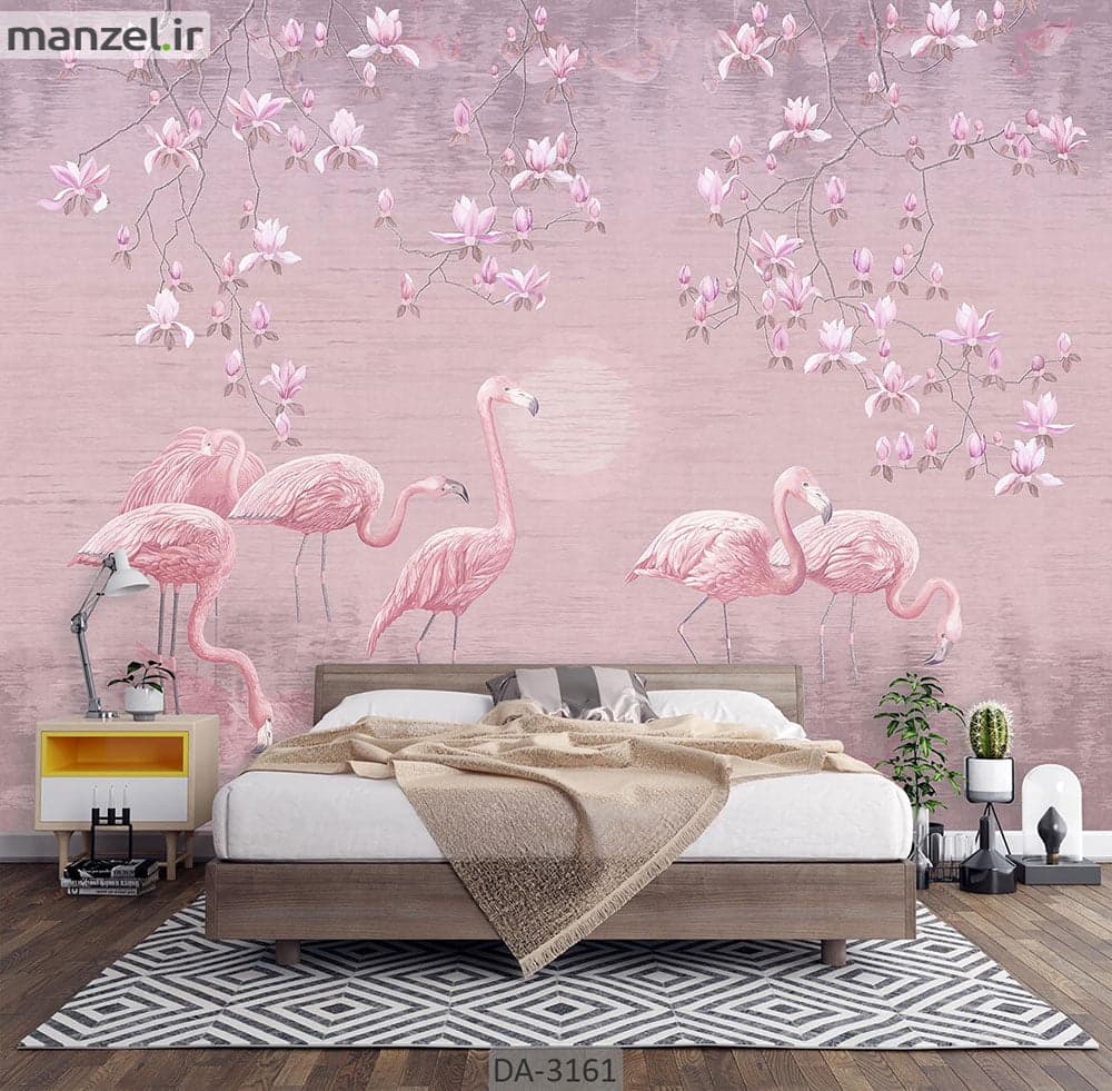 پوستر دیواری طرح فلامینگو DA-3161