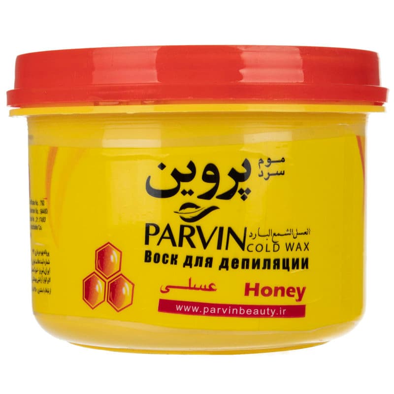 موم سرد پروین مدل Honey حجم 700 گرم