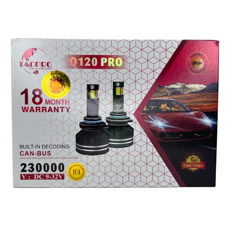 هدلایت LENZO مدل Q120 پایه H4 — تصویر ۳