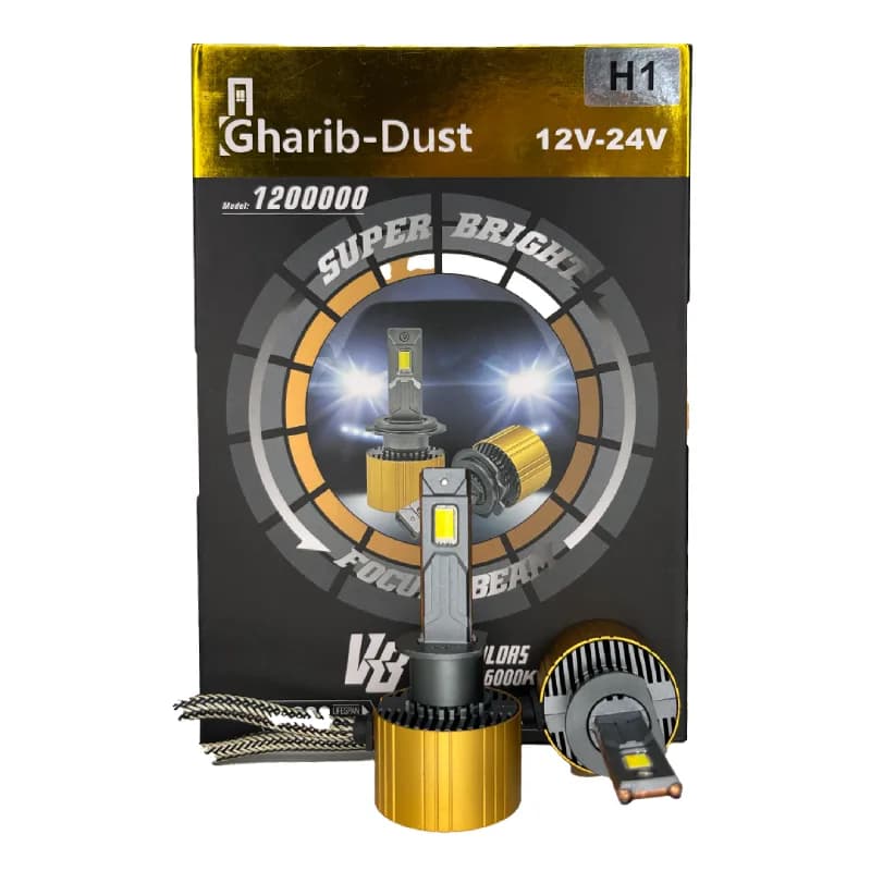 هدلایت سه رنگ GHARIB مدلV8 پایه H1