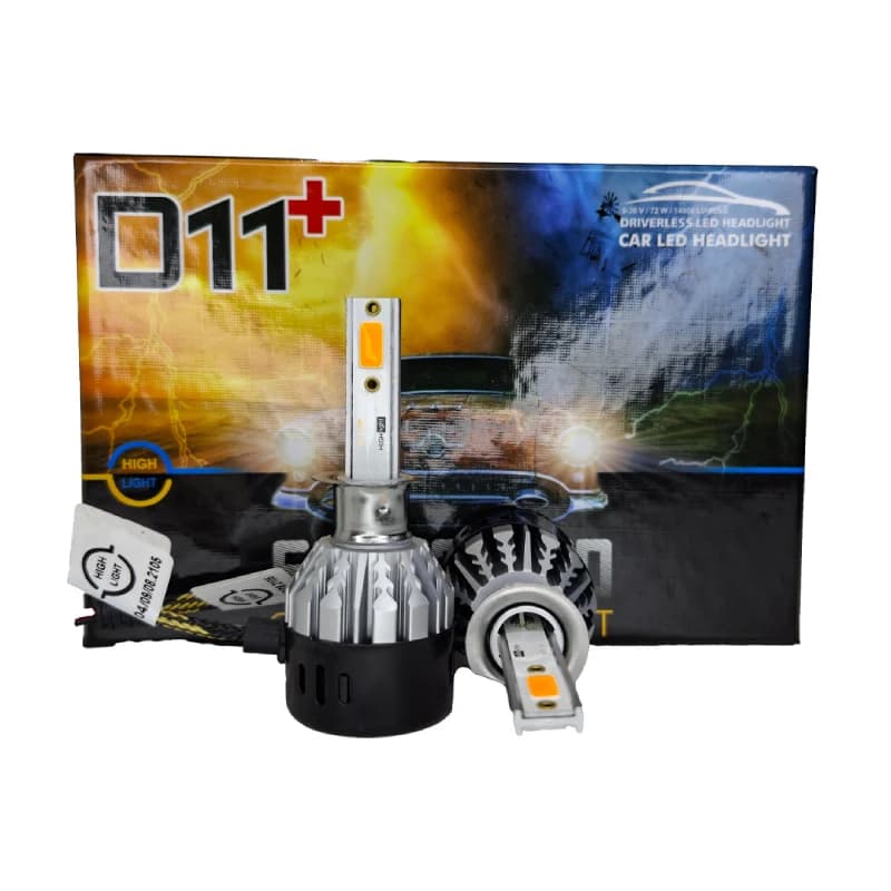 هدلایت HIGH LIGHT مدل D11 نارنجی پایه H1