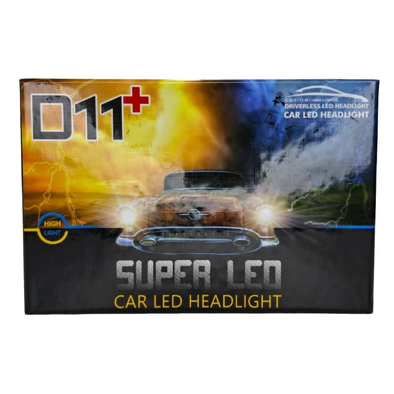هدلایت HIGH LIGHT مدل D11 دورنگ پایه H3 — تصویر ۳
