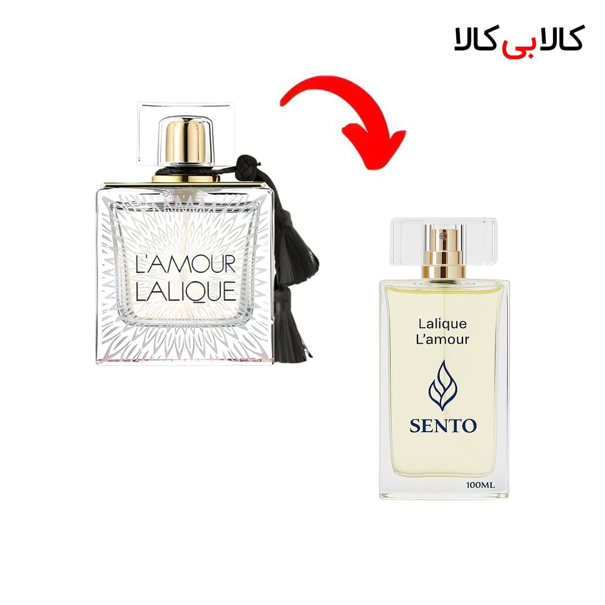 عطر سنتو مدل لالیک لامور زنانه حجم 100 میلی لیتر