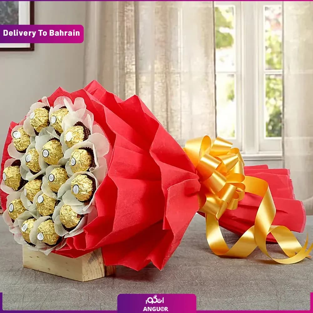 (Delivery in Bahrain) 24Pcs Ferrero Bouquet