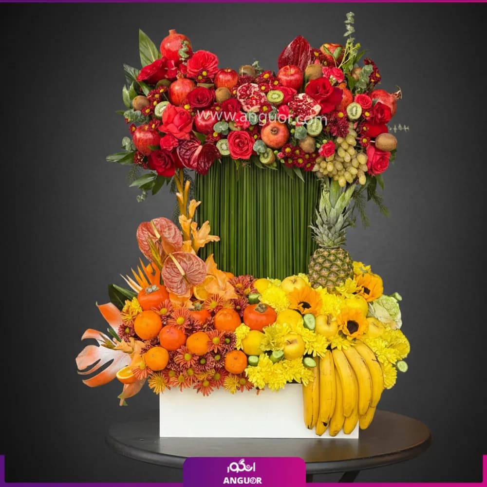 باکس گل یلدای زرین