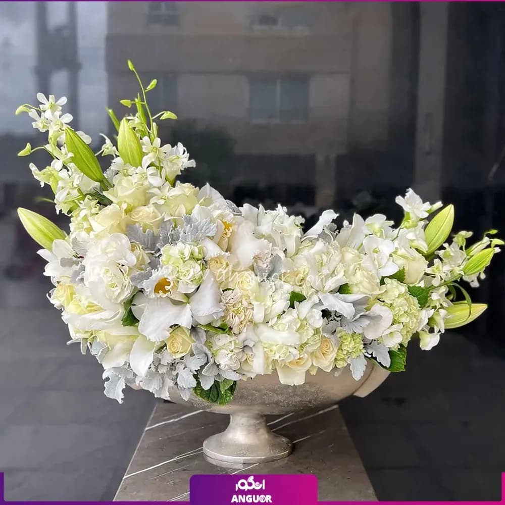 جام گل زمزمه ی سفید