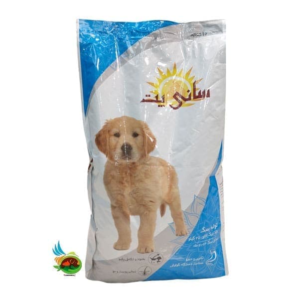 غذای خشک توله سگ نژاد بزرگ سانی پت Sunnypet puppy dog وزن 10 کیلوگرم