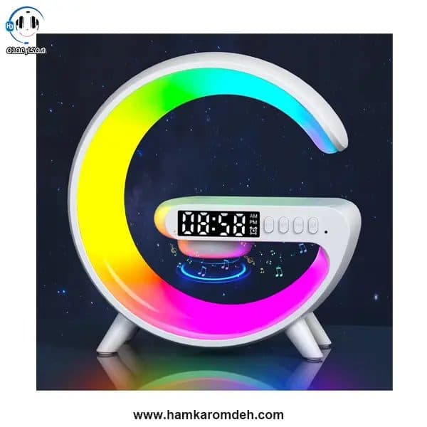 اسپیکر بلوتوثی و شارژر وایرلس G63 — تصویر ۵