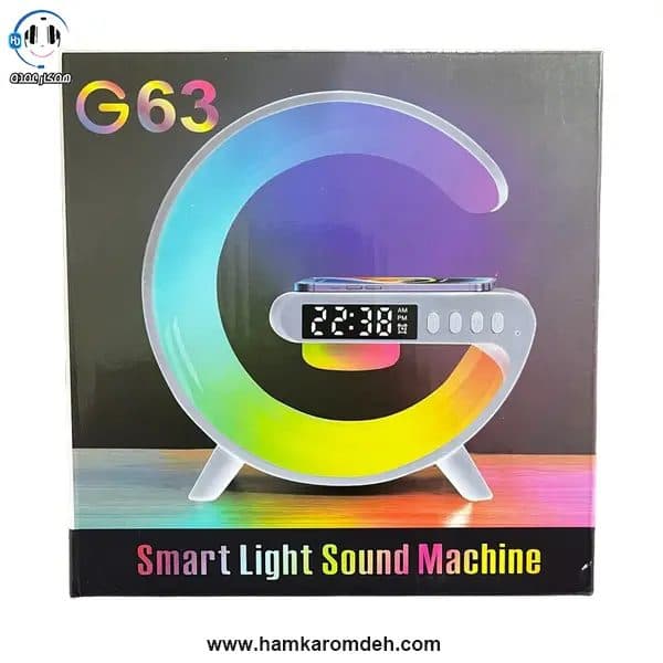 اسپیکر بلوتوثی و شارژر وایرلس G63 — تصویر ۶