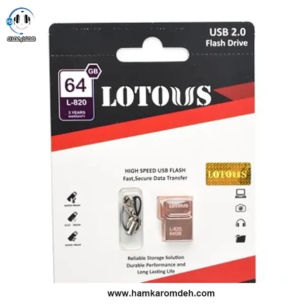 فلش L820 64G لوتوس LOTOUS — تصویر ۲