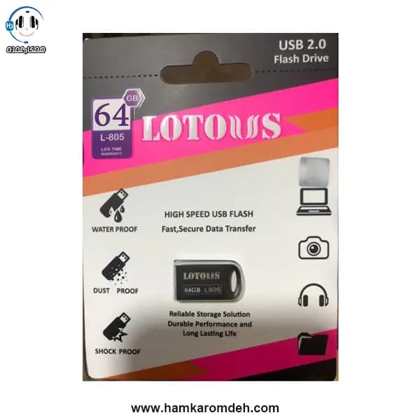 فلش L805 64G لوتوس LOTOUS — تصویر ۳