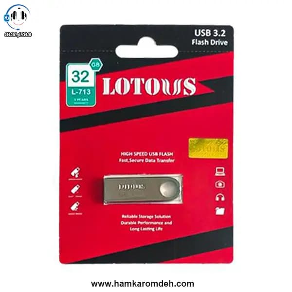 فلش L713 32G لوتوس USB3.2 LOTOUS — تصویر ۲