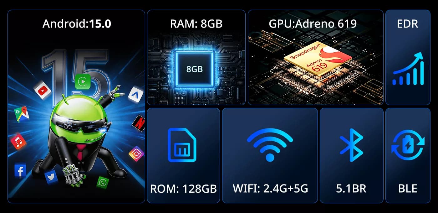 اندروید باکس کارلینکیت رم 8 گیگابایت ULTRA 3